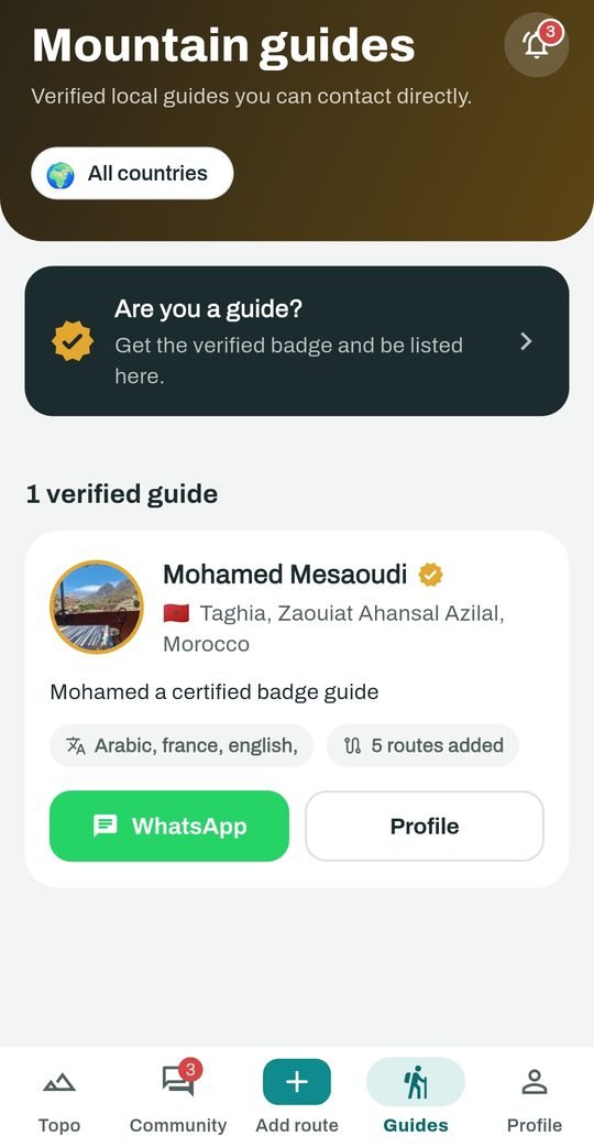 Guides locaux vérifiés